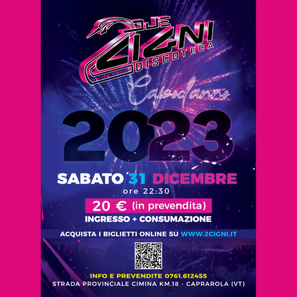 *******PREVENDITA CHIUSA******** CAPODANNO 2023...
